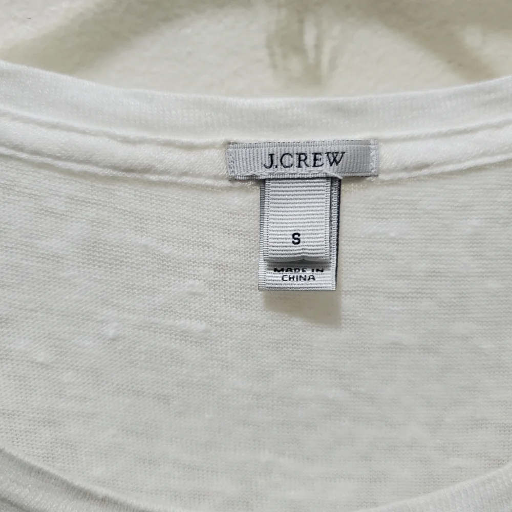 J.CREW - WHITE LINEN TOP - Picture 2 of 6